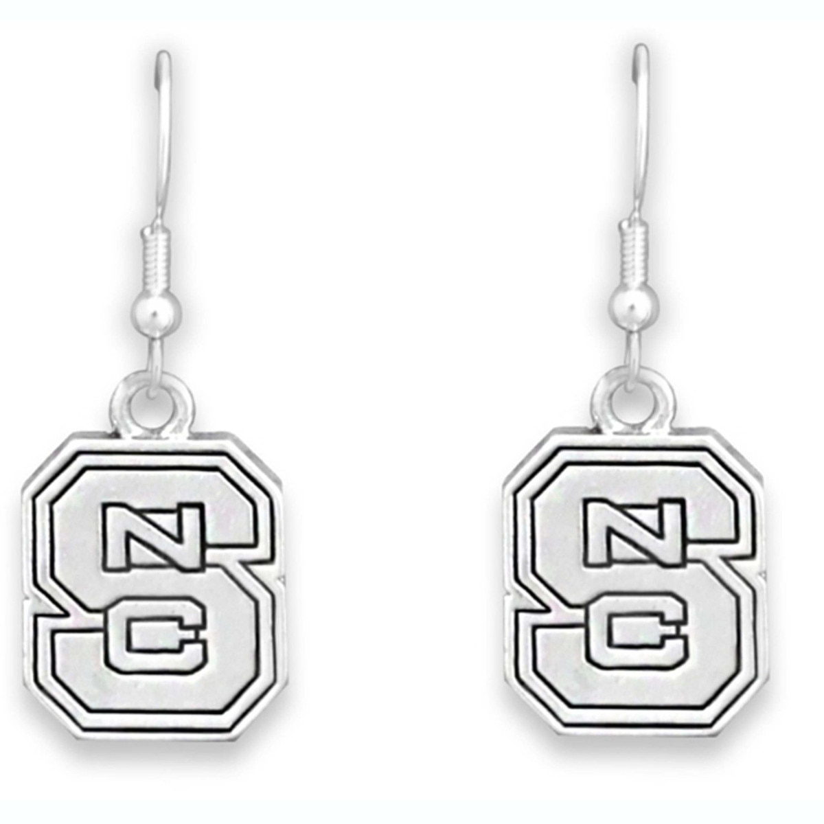Earrings Block S - Silver